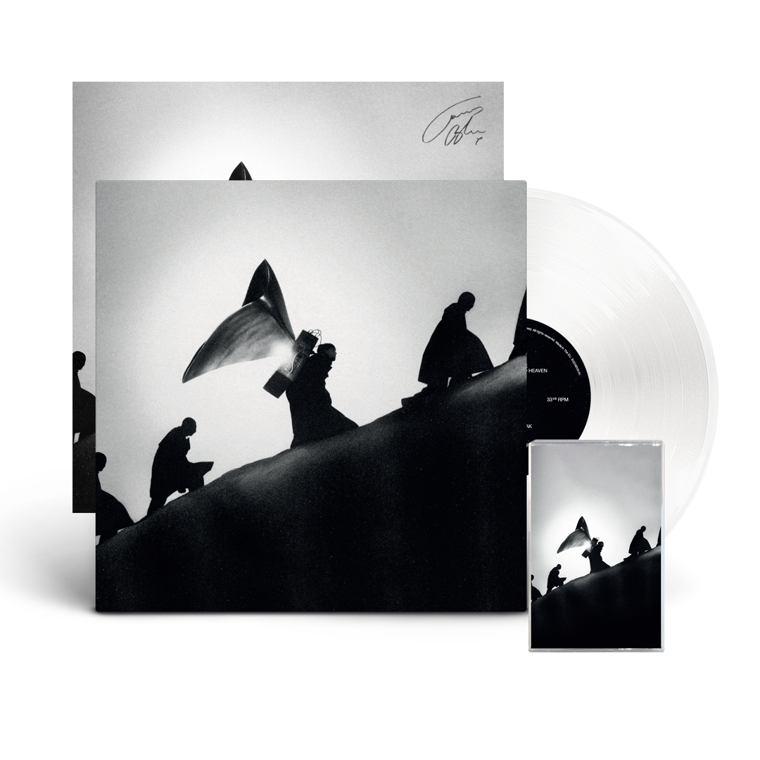 PLAYING ROBOTS INTO HEAVEN STORE EXCLUSIVE VINYL, CASSETTE + SIGNED ART PRINT BUNDLE