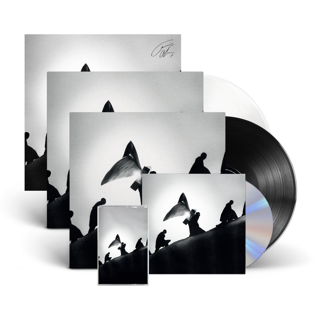 PLAYING ROBOTS INTO HEAVEN STORE EXCLUSIVE VINYL, CASSETTEE, BLACK VINYL, CD + SIGNED ART PRINT BUNDLE