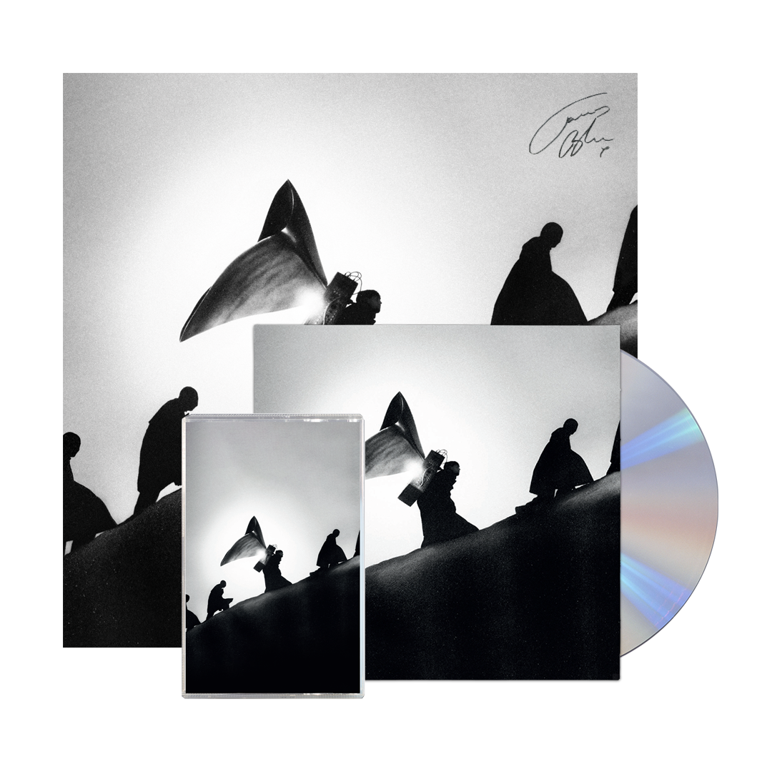 PLAYING ROBOTS INTO HEAVEN CASSETTE, CD + SIGNED ART PRINT BUNDLEN