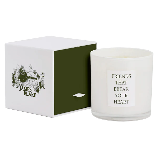 James Blake - Friends That Break Your Heart Scented Candle Vanilla and Oak
