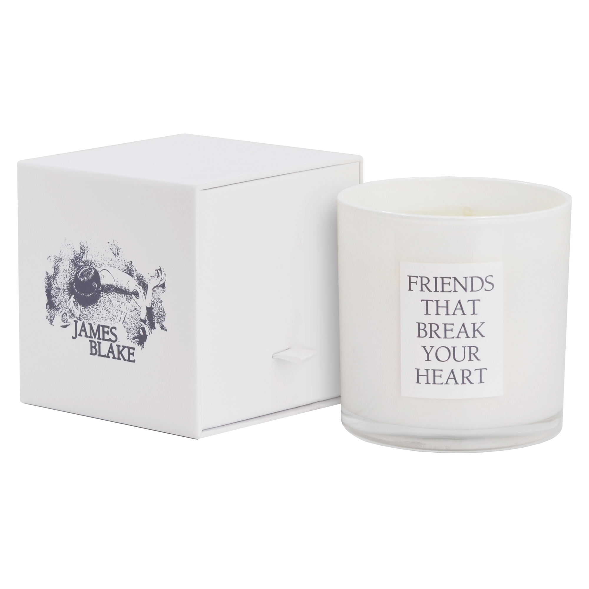 James Blake - Friends That Break Your Heart Scented Candle Sandalwood and Jasmine